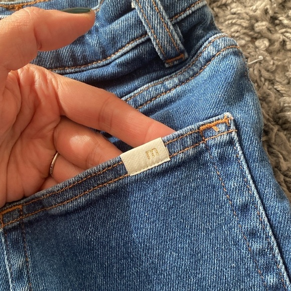 MAJE Fringed High Waisted Denim Shorts Size EU 34 - Picture 8 of 13